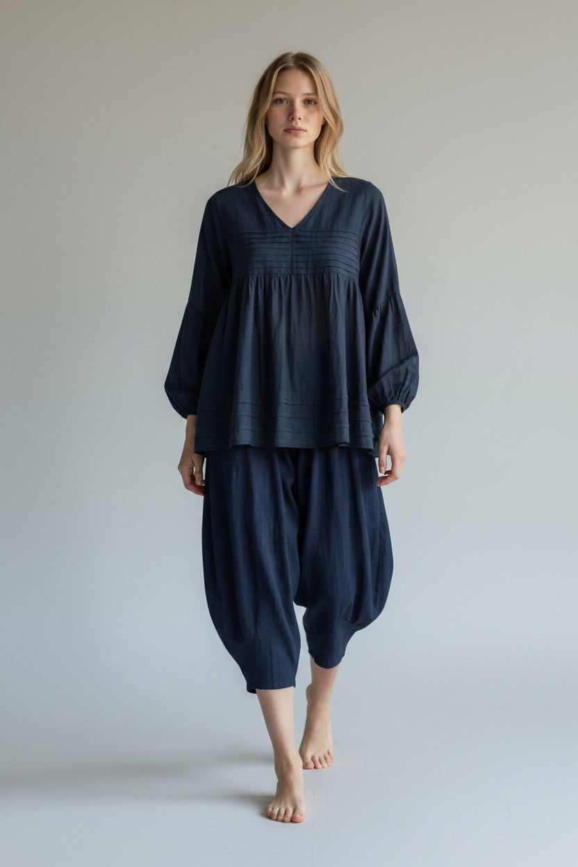 Cotton Artist Smock Top Lagenlook