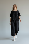 Made in Italy Linen Frey Top