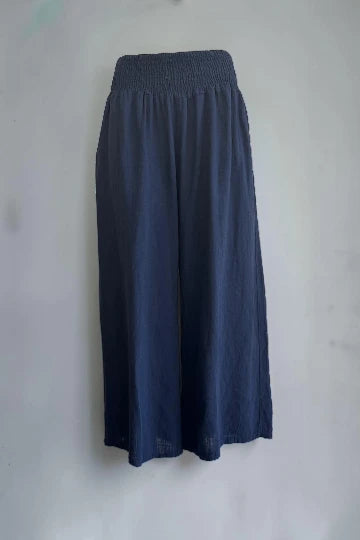 Made in Italy Shirred Elasticated Pant