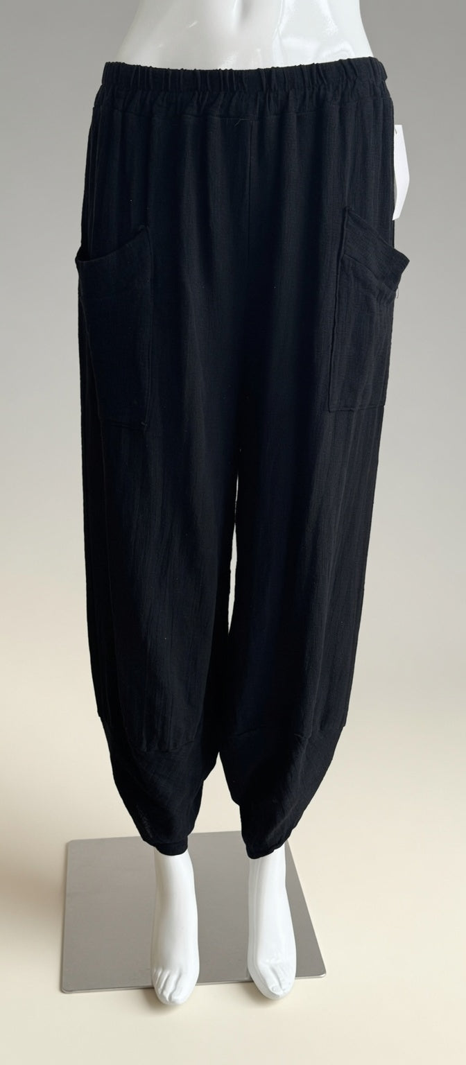 Linen Shelby Barrel Pant