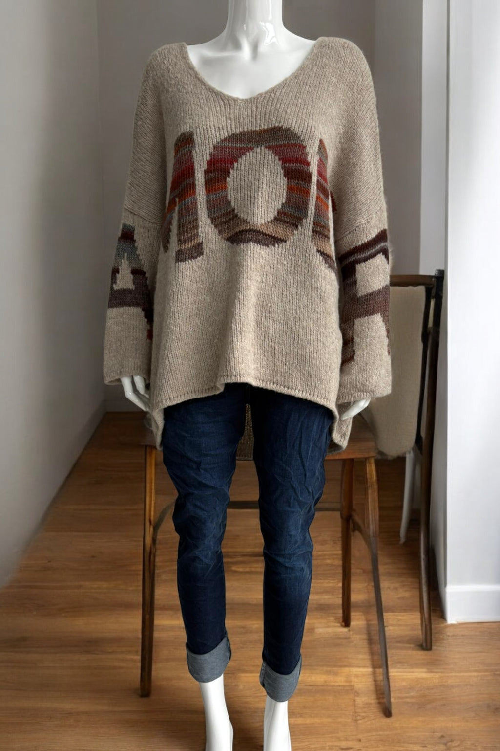 Made in Italy Wool Slouch Amour Jumper