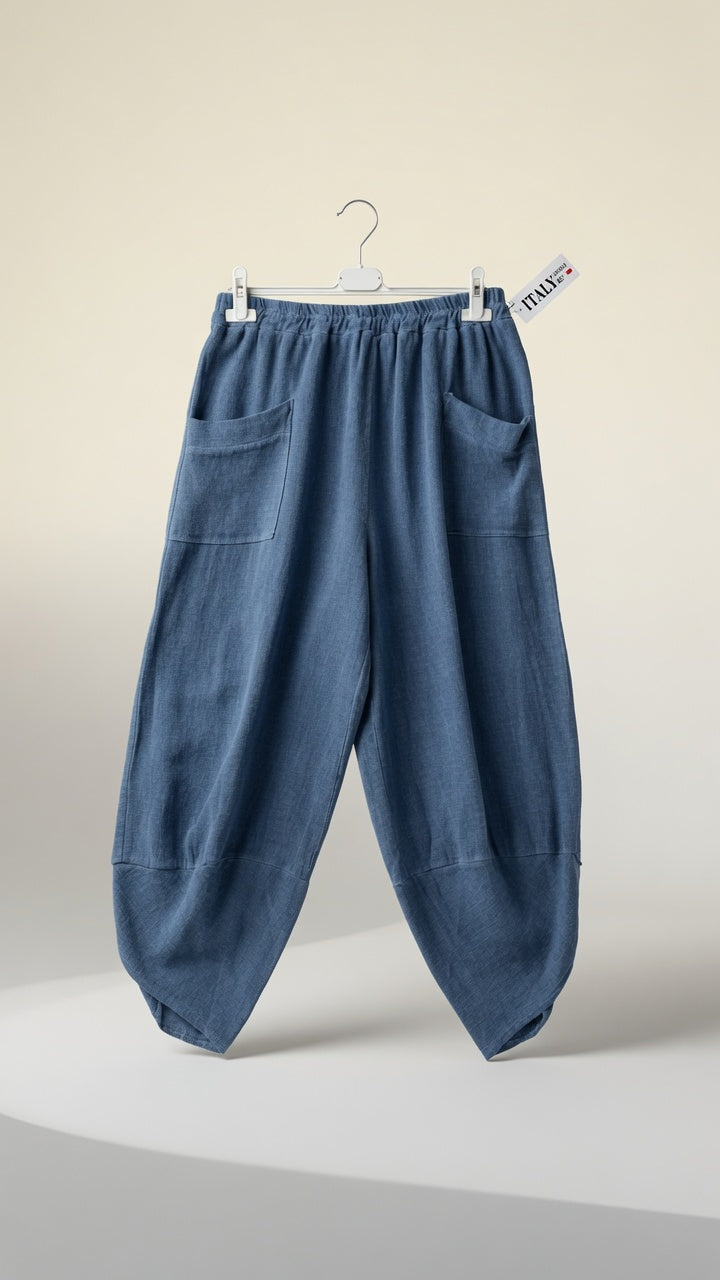 Linen Shelby Barrel Pant