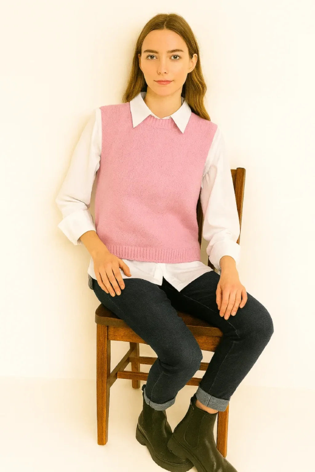 Italian Wool Knitted Tank Top