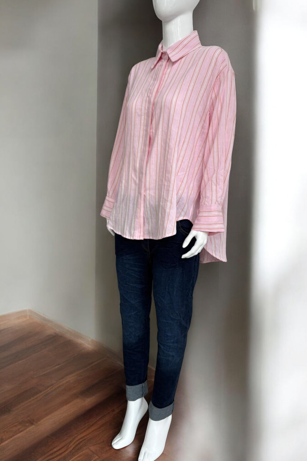 Zetaotto Cotton Stripe Shirt