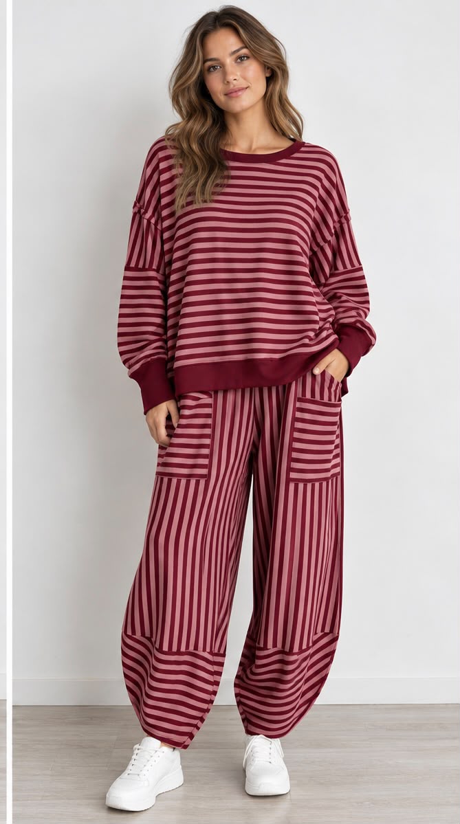 Made in Italy Stripe Shelby Pant