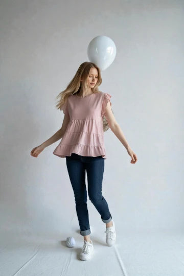 Made in Italy Jersey Broidery Top