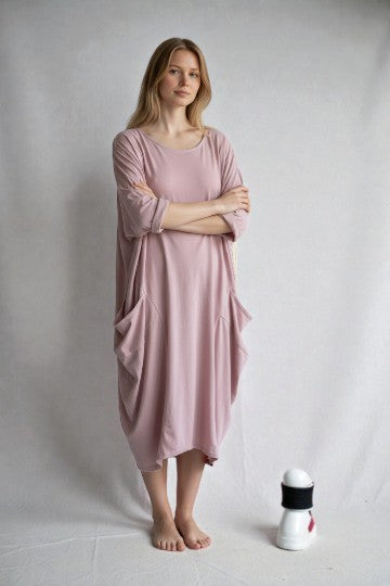 Made in Italy Jersey Cocoon Dress