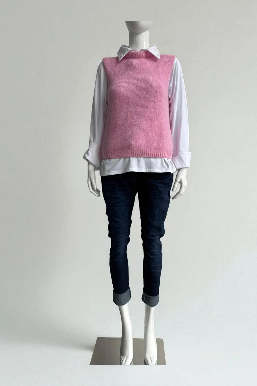 Italian Wool Knitted Tank Top