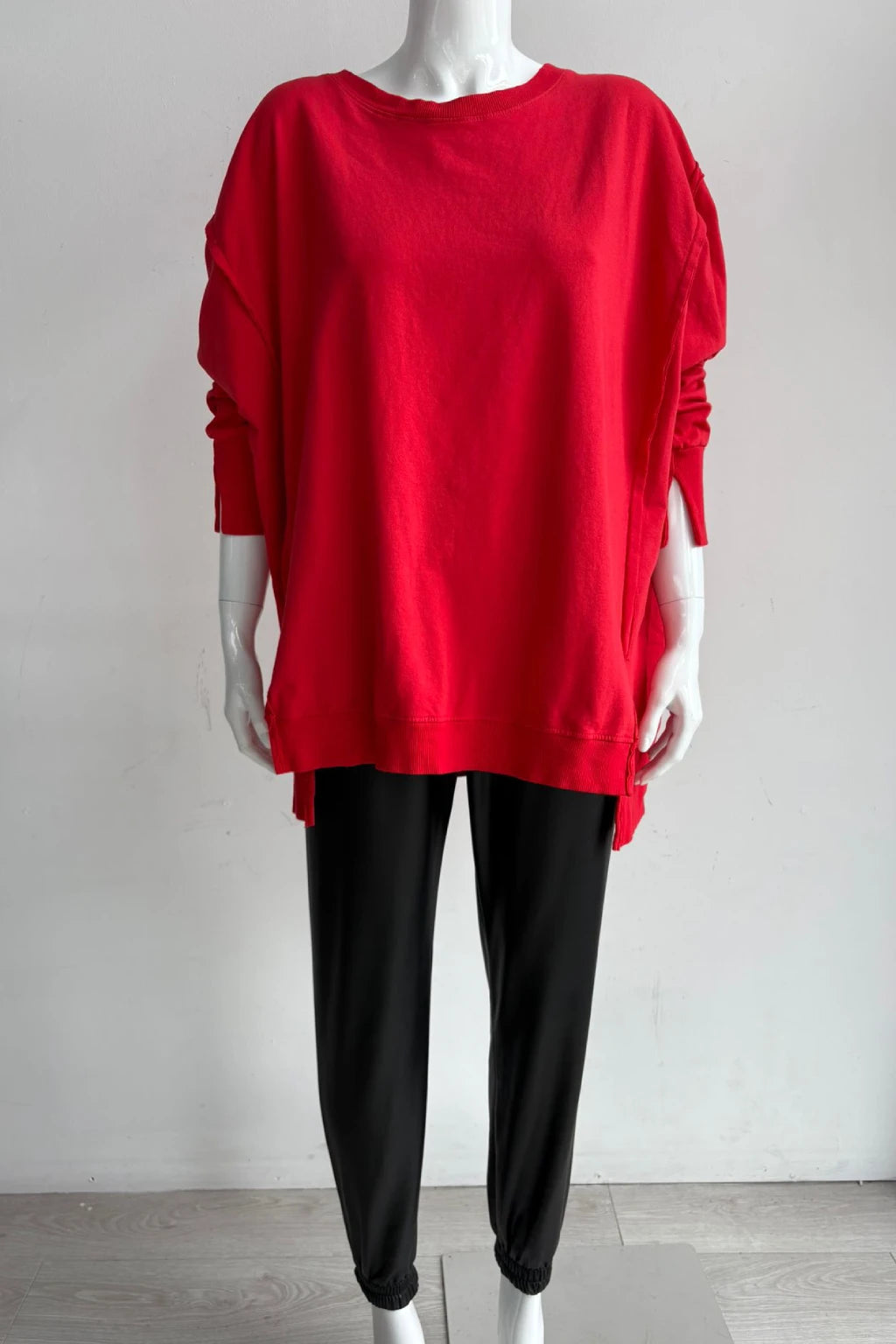 Made in Italy Split Hem Sweat Lagenlook