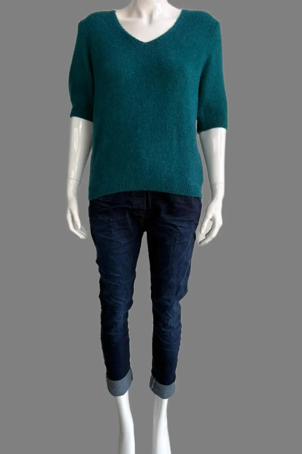 Wool Short Sleeve Jumper