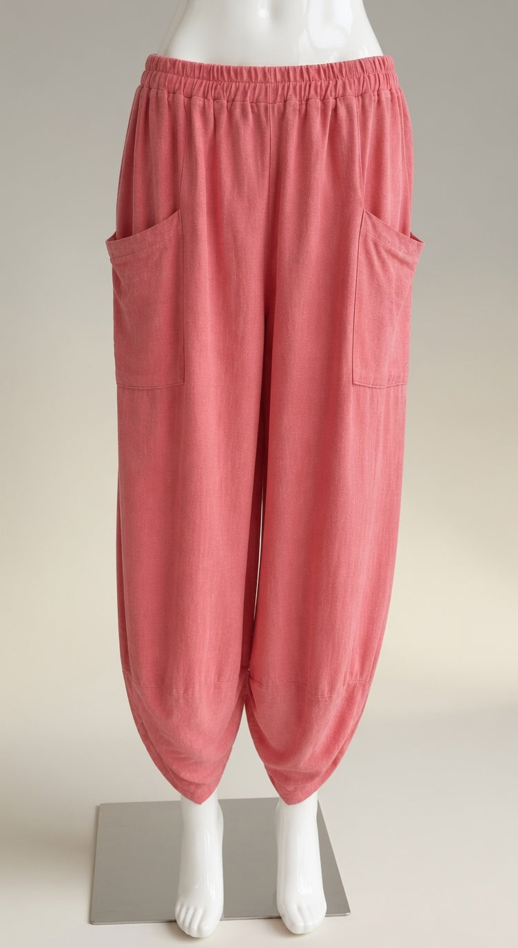 Linen Shelby Barrel Pant