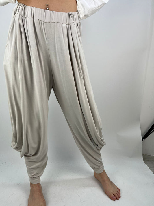 Made in Italy Jersey Harem Pants Lagenlook