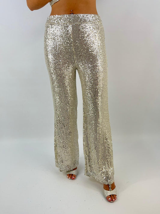 Made in Italy Sequin Trouser Partywear