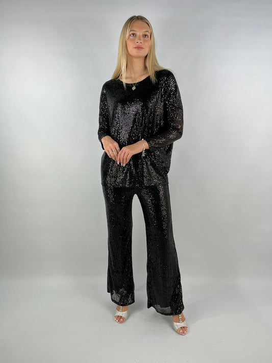 Made in Italy Sequin top Partywear