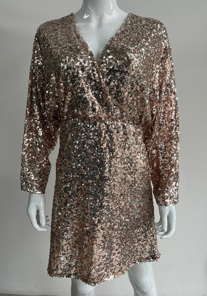 Made in Italy Sequin  Elasticated Dress Partywear