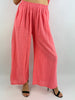 Made in Italy Cotton Palazzo Trouser Lagenlook