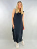 Made in Italy Sleeveless Parachute Dress Lagenlook