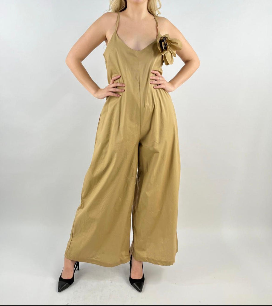 Made in Italy cotton Strap Jumpsuit