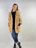 Luxury Faux Fur Collar Cardigan