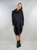 Made in Italy Scuba Snood Dress Partywear Lagenlook