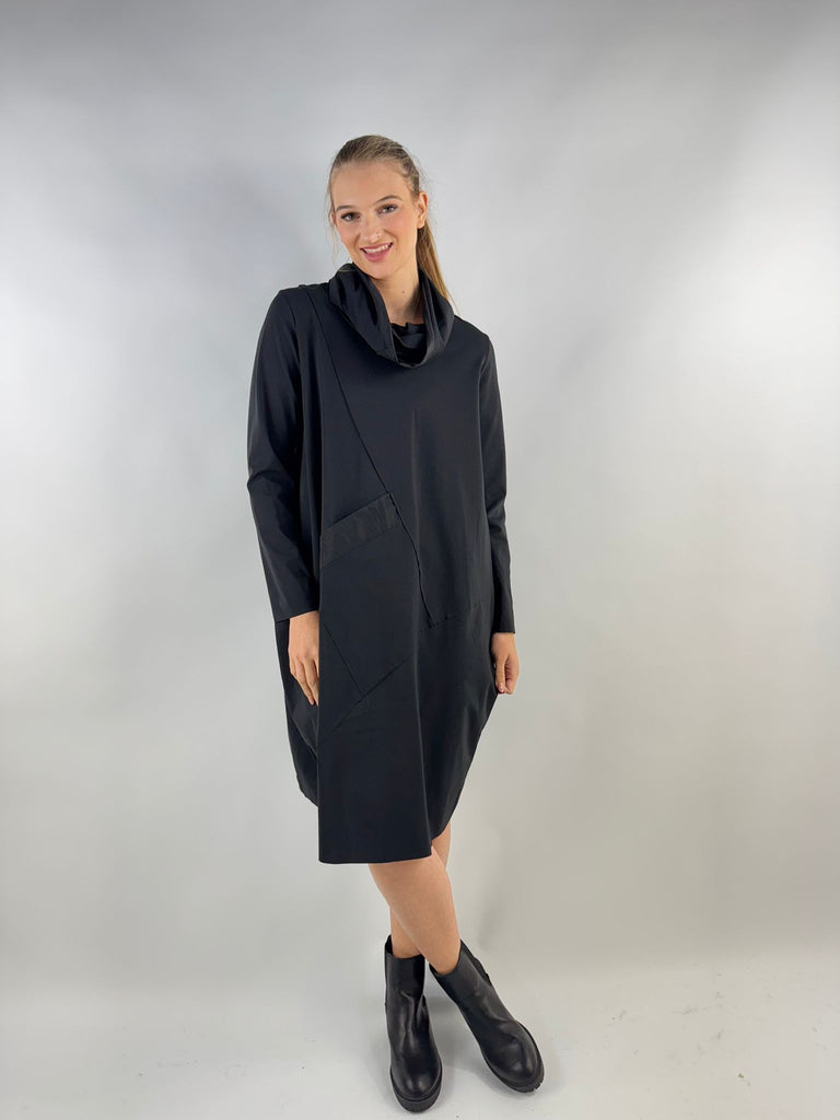 Made in Italy Scuba Snood Dress Partywear Lagenlook