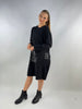 Made in Italy Sequin Fleeced Line Sweat Dress