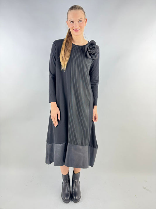 Made in Italy Corsage Stripe Dress