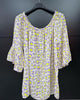 Made in Italy Cheesecloth Leopard Print Bardot Top