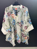 Made in Italy Floral Tencel Cuff Sleeve Top Lagenlook