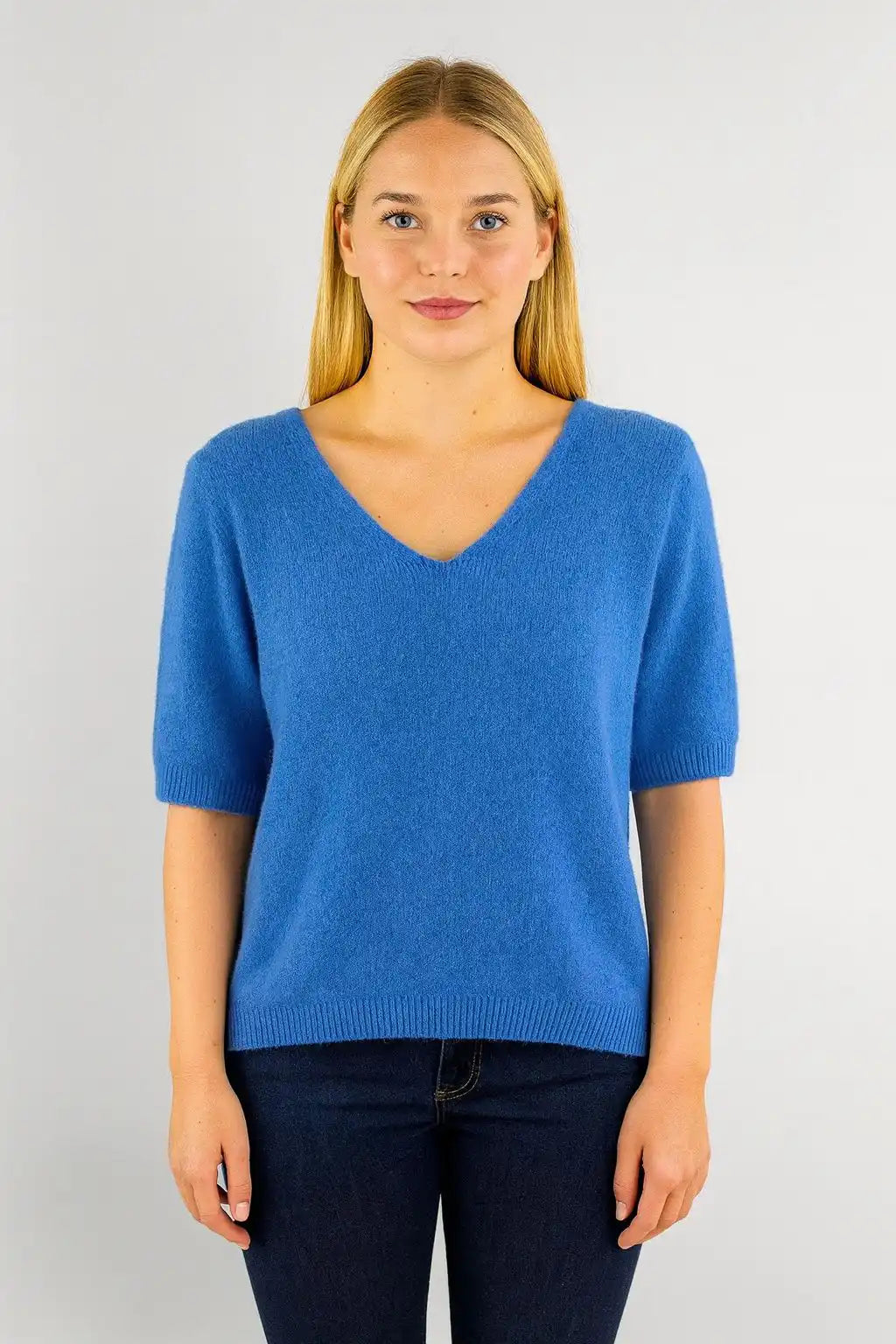 Wool Short Sleeve Jumper