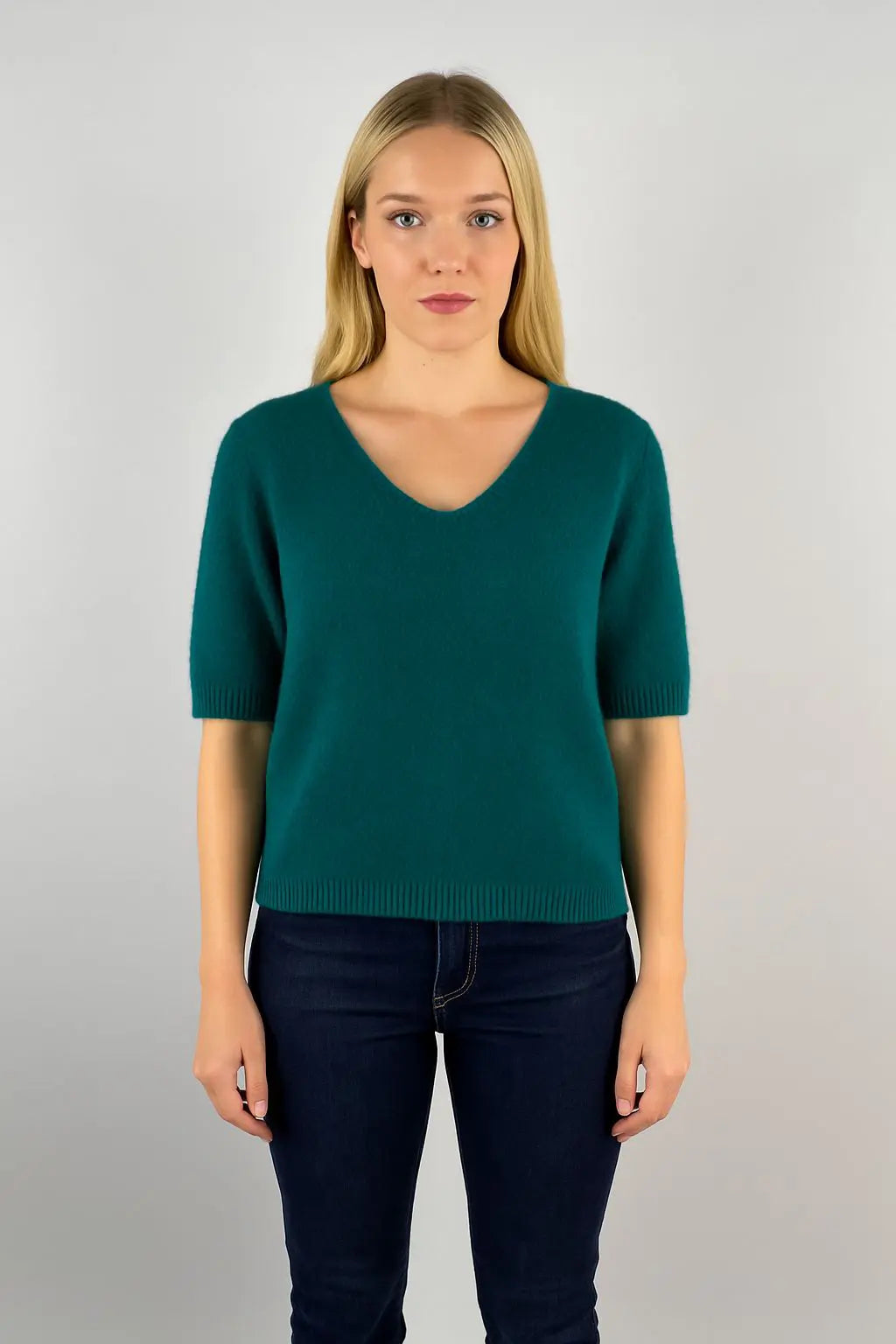 Wool Short Sleeve Jumper