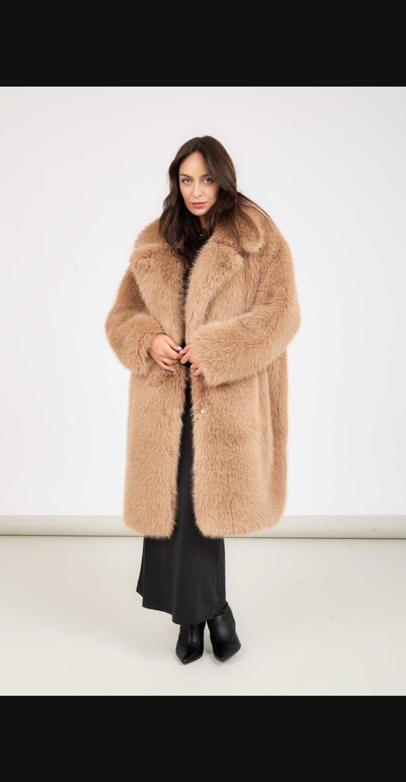 Luxury Oversized Faux Fur Coat