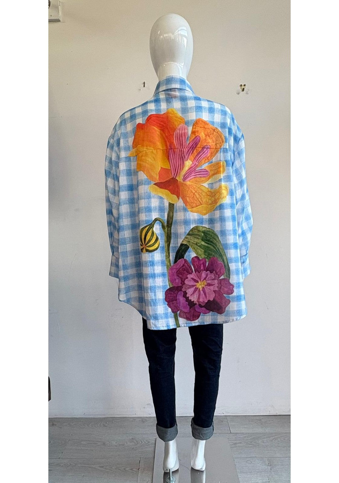 Zeta otto Floral Check Shirt