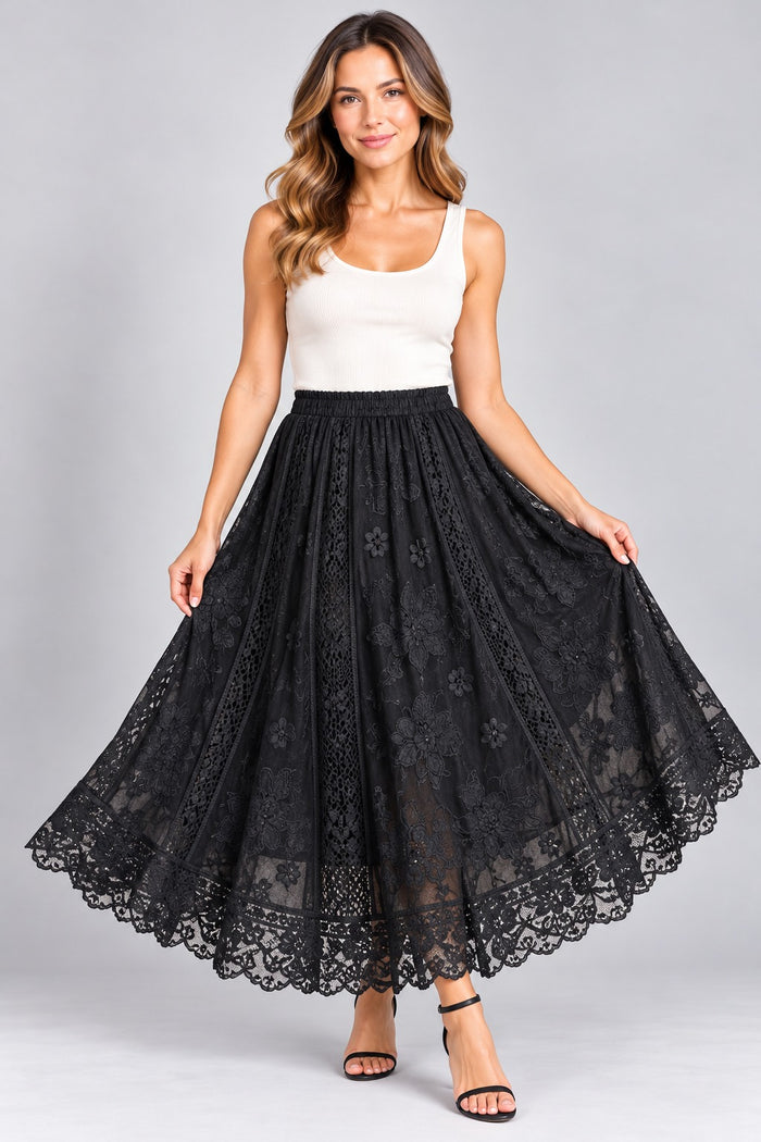 Made in Italy Lace Skirt