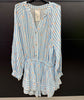 Made in Italy Cheesecloth Daisy Print Playsuit