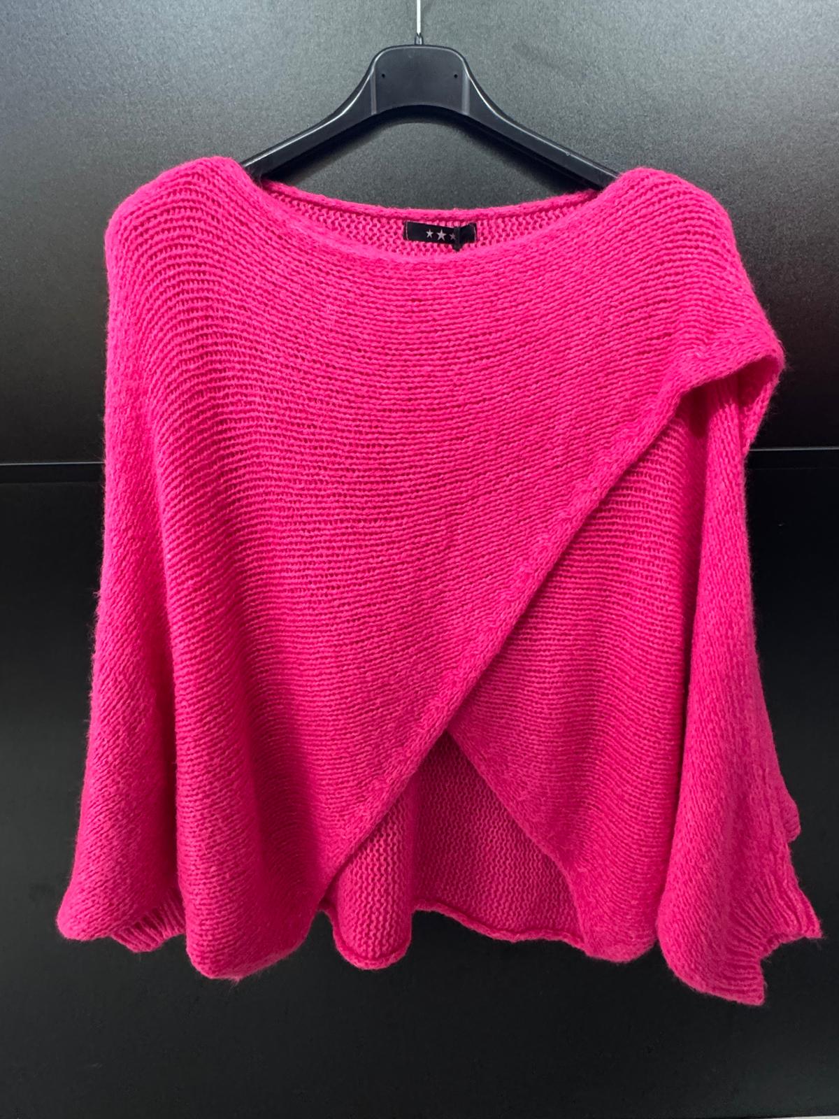 Italian Wool Wrap over Layering Knit