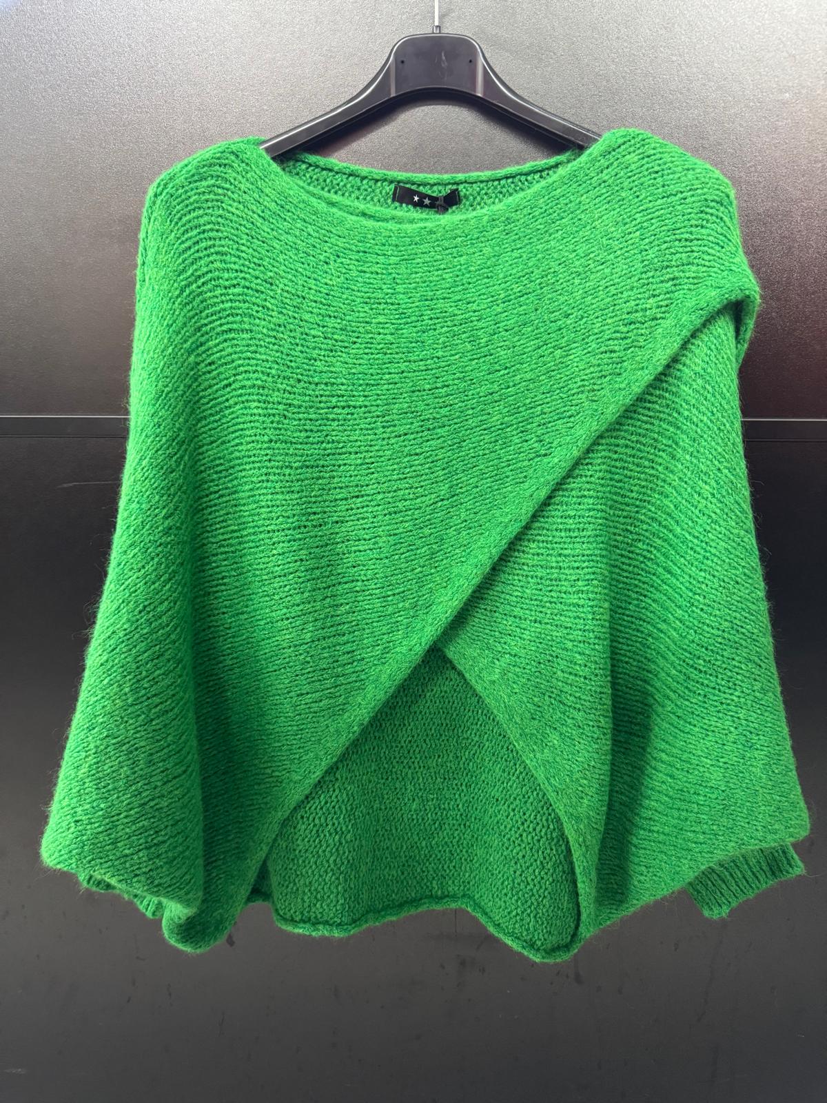 Italian Wool Wrap over Layering Knit