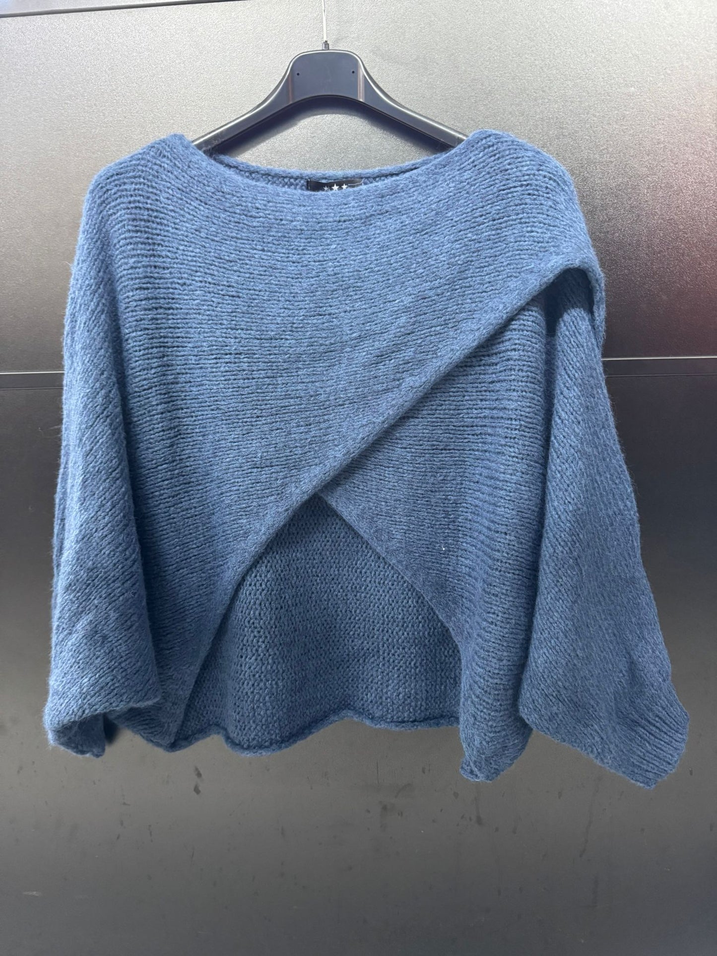 Italian Wool Wrap over Layering Knit