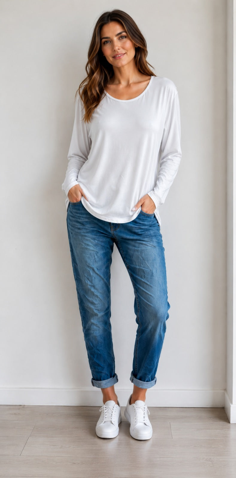 Long Sleeve T-Shirt Basic's Lagenlook