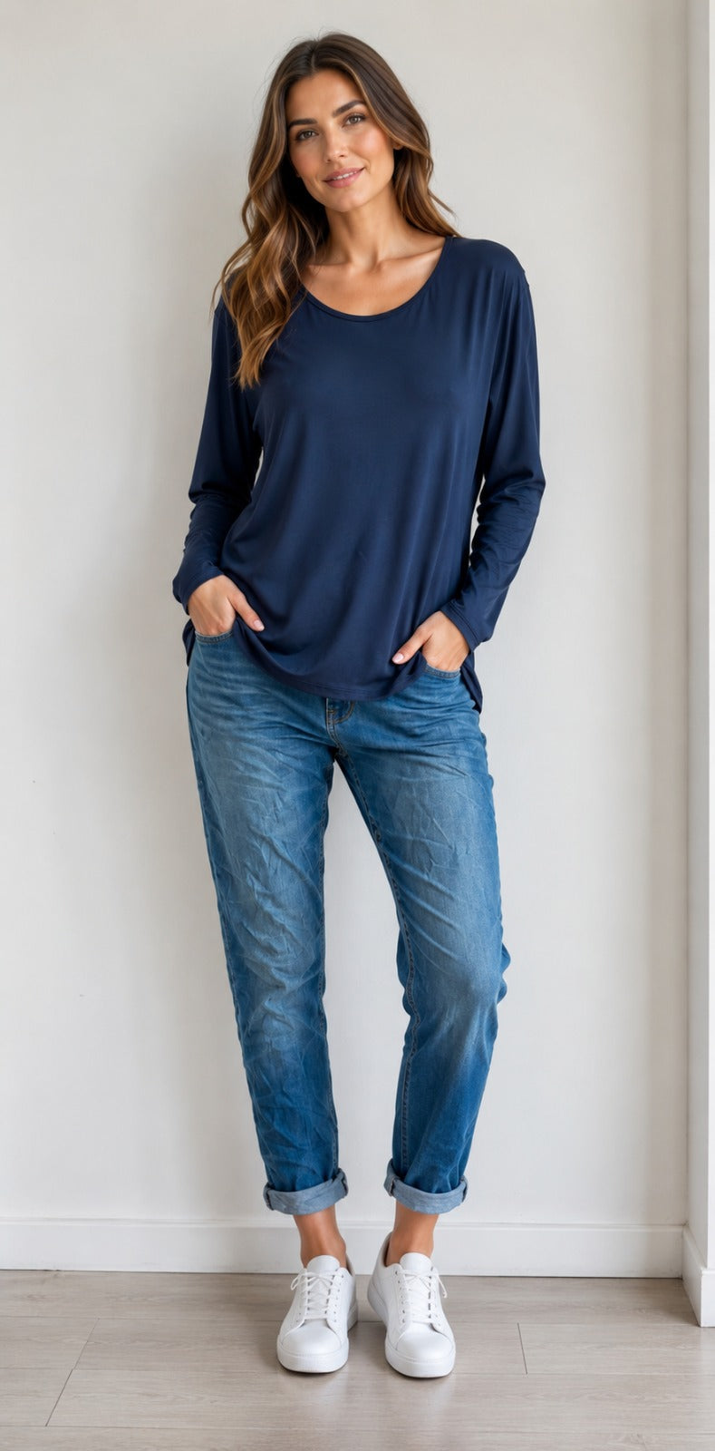 Long Sleeve T-Shirt Basic's Lagenlook