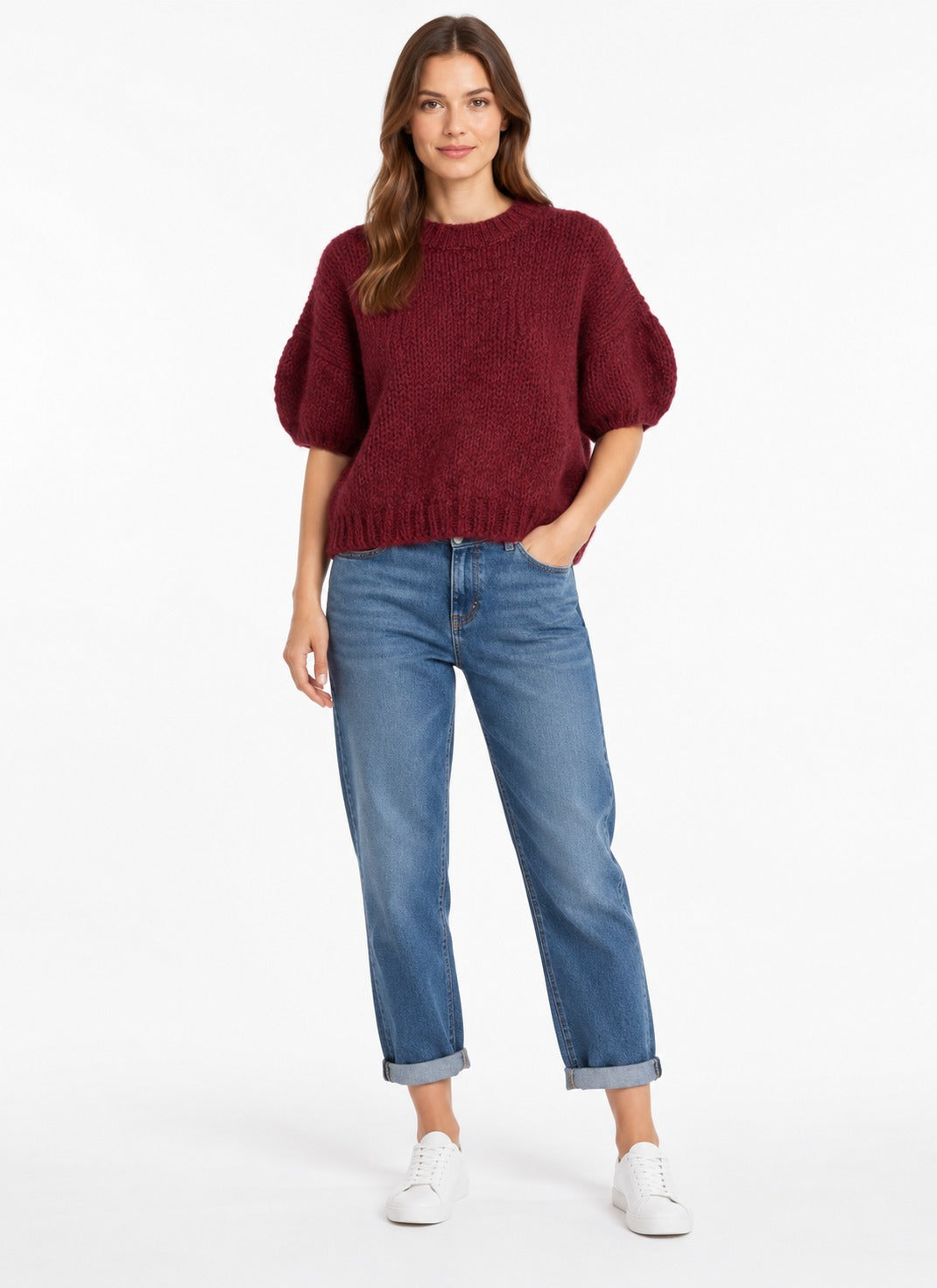 Made in Italy Wool Short Sleeve Knit