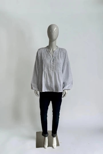 Made in Italy Pintuck Top