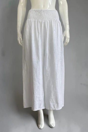 Made in Italy Shirred Elasticated Pant
