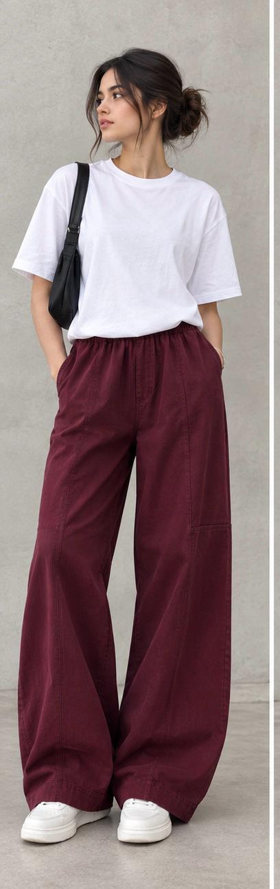 Made in Italy Gaberdine Canvas Barrel Pant