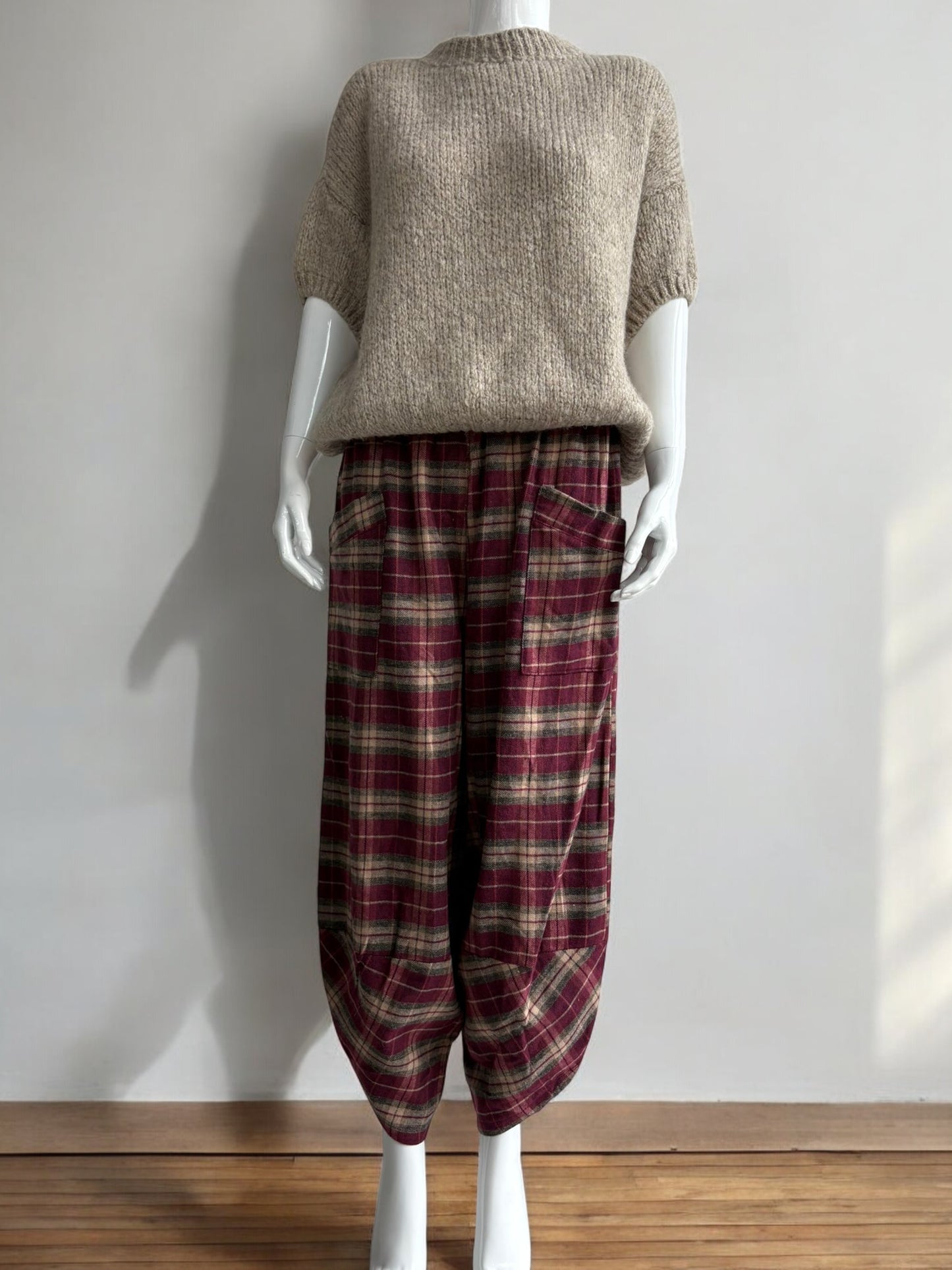 Brushed cotton Shelby Plaid Pant