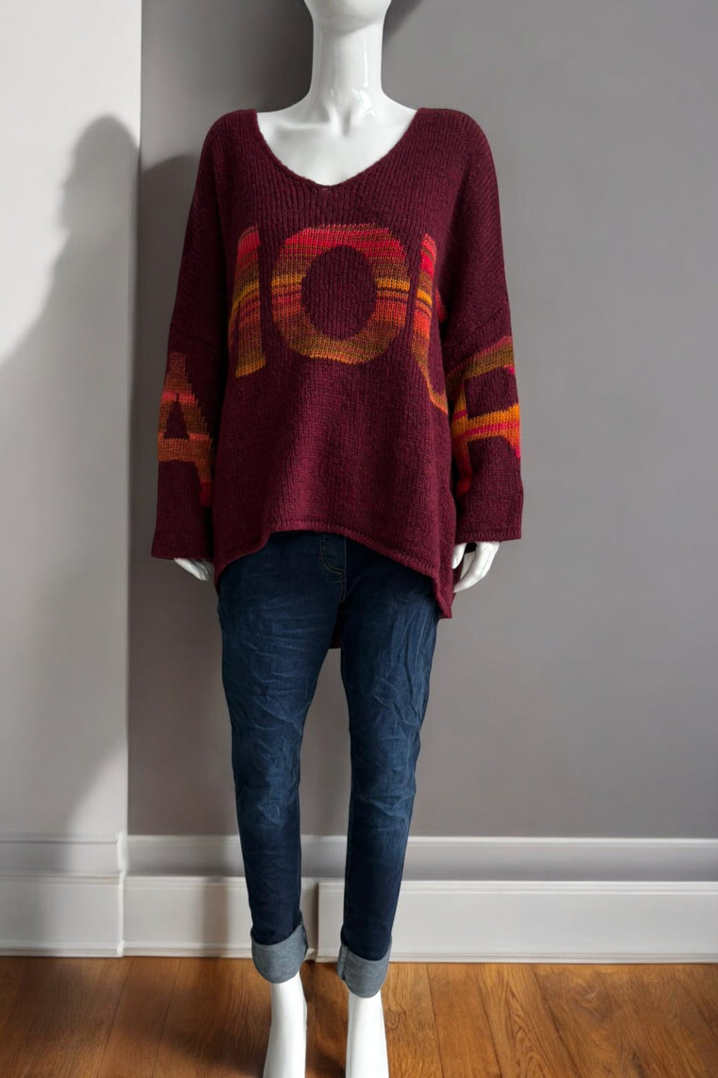 Made in Italy Wool Slouch Amour Jumper