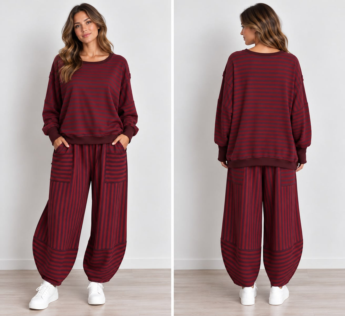 Made in Italy Stripe Shelby Pant