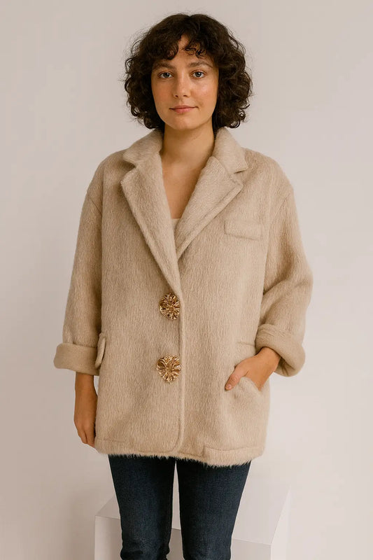 Women's Faux Fur Blazer