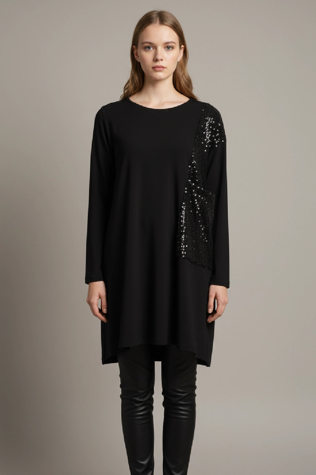 Made in Italy Sequin Panel Dress Partywear