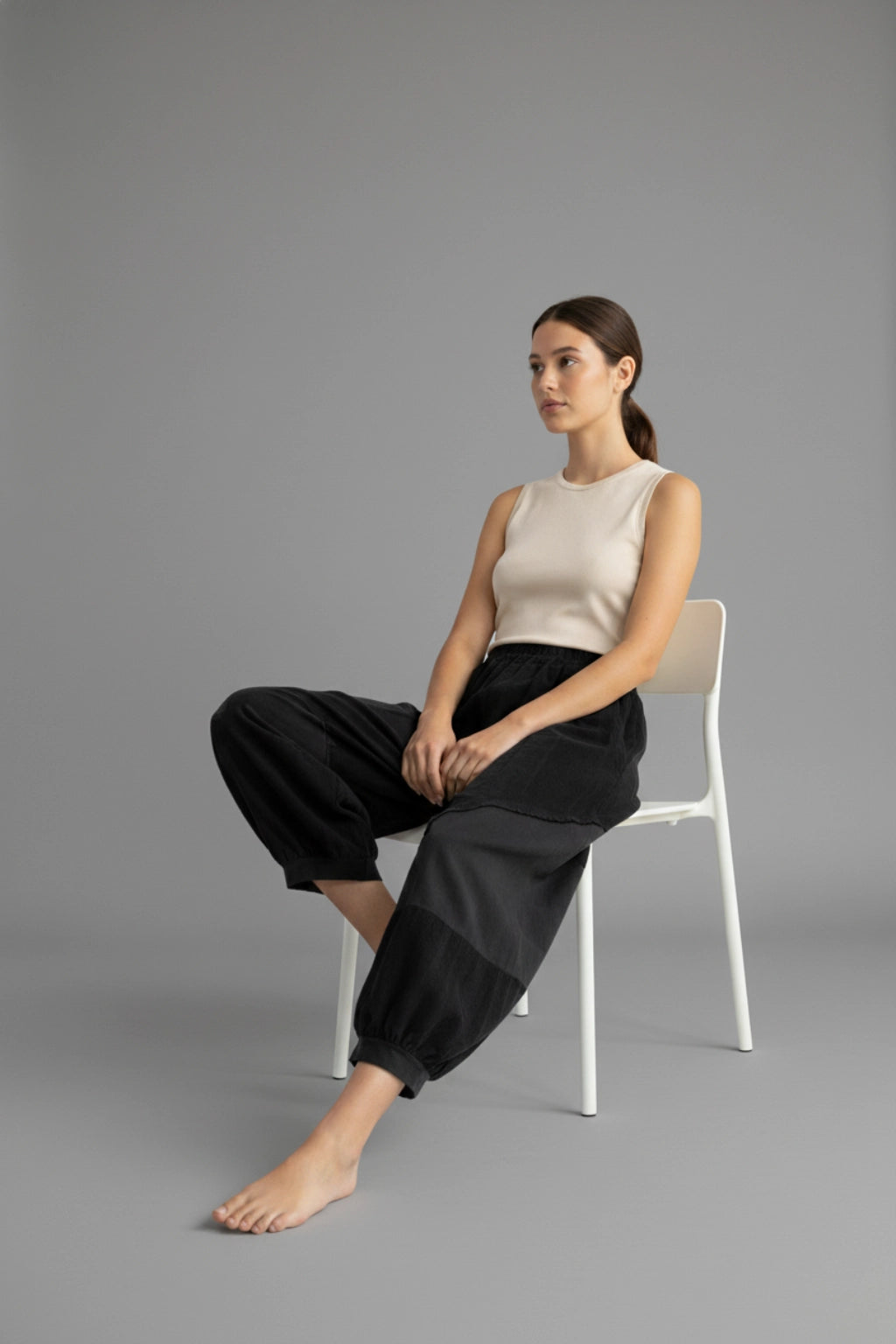 Made In Italy Corduroy Balloon Pant Lagenlook